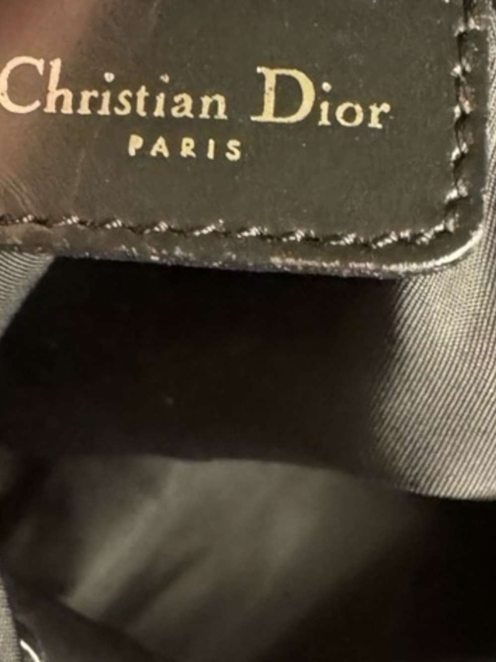 Christian Dior Y2K Vintage Trotter Crossbody Bag Black Diorissimo Galliano 2002 - Picture 8 of 12